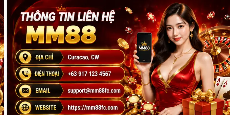 Thông tin liên hệ MM88 gồm địa chỉ điện thoại email và website Thông tin liên hệ MM88 gồm địa chỉ điện thoại email và website